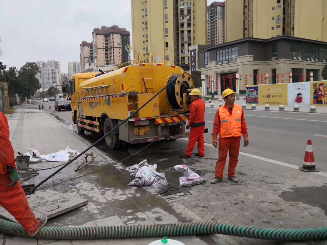 高阳排污管道清淤-管道清洗